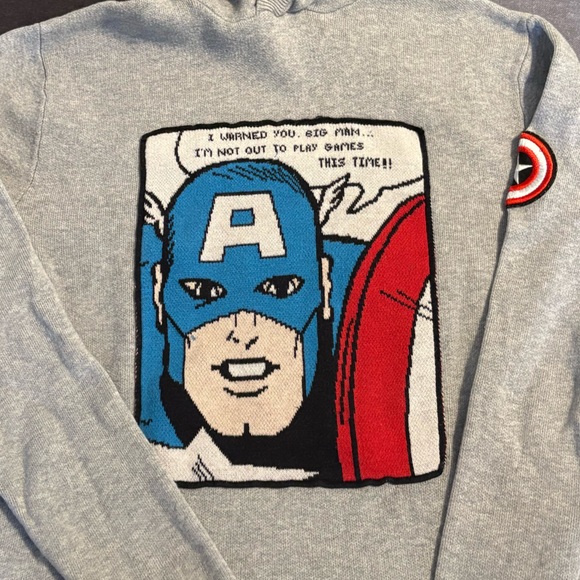 ZARAxMarvel Boys Hoodie 9(fits 6-8) - Picture 5 of 6